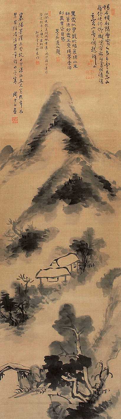 周少白 山水 立轴
